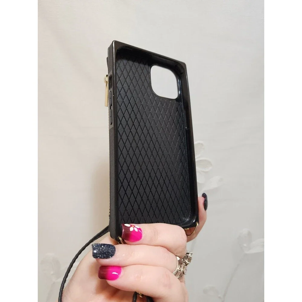 Cell Phone 3 Pc Lot Pink Black Protector Carrying Case Straps Wallet Durable